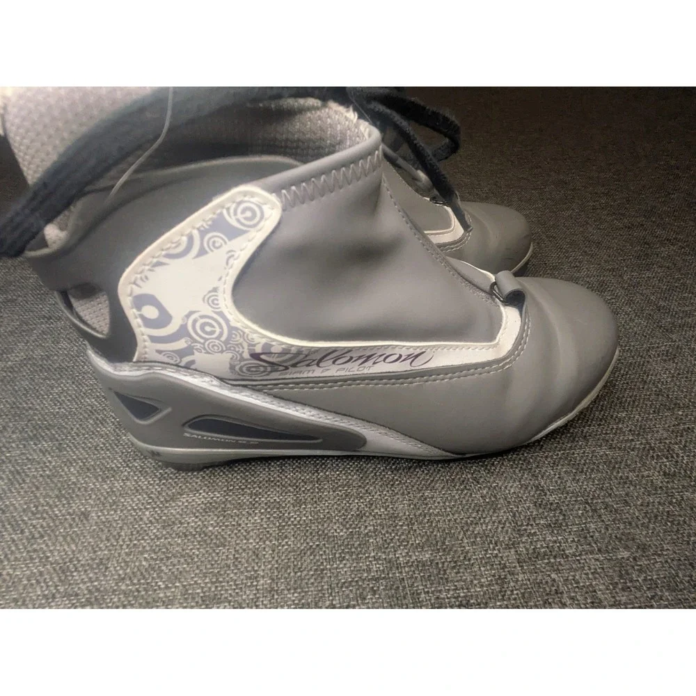 Womens Salomon Siam 7 Pilot Classic‎ Cross Country Ski Boots Size 8 Winter Shoes
